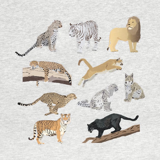 Wild Cats Pattern by NorseTech